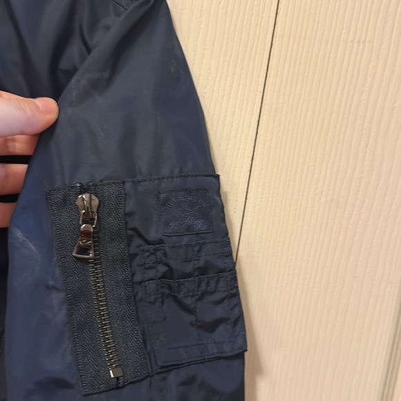 Paul & Shark navy bomber jacket size 4 - Picture 4 of 8